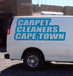 carpet cleaning Garden Route van